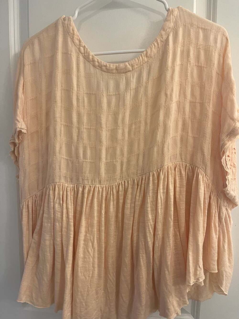 Free People Mystery Land Embroidered Eyelet Tunic Top - Picture 3 of 4
